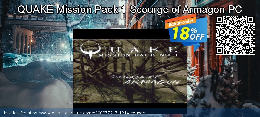 QUAKE Mission Pack 1 Scourge of Armagon PC überraschend Förderung Bildschirmfoto