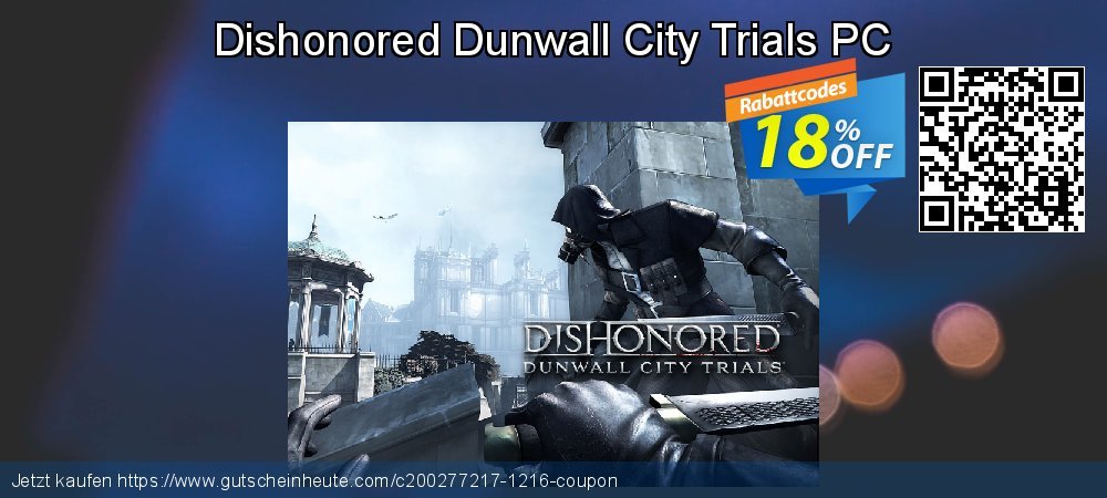 Dishonored Dunwall City Trials PC verwunderlich Sale Aktionen Bildschirmfoto