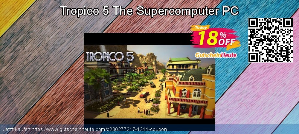 Tropico 5 The Supercomputer PC super Ermäßigung Bildschirmfoto