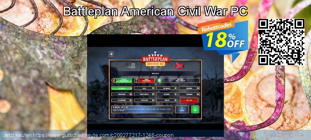 Battleplan American Civil War PC formidable Preisreduzierung Bildschirmfoto