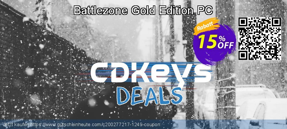 Battlezone Gold Edition PC Exzellent Beförderung Bildschirmfoto