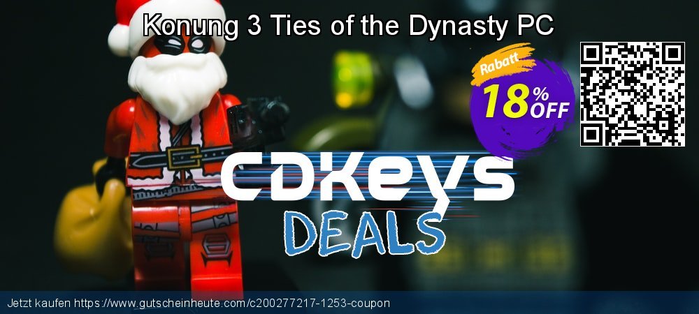 Konung 3 Ties of the Dynasty PC umwerfende Preisnachlässe Bildschirmfoto