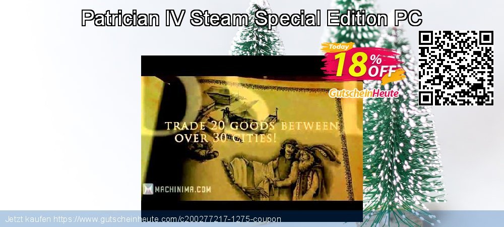 Patrician IV Steam Special Edition PC wundervoll Ermäßigung Bildschirmfoto