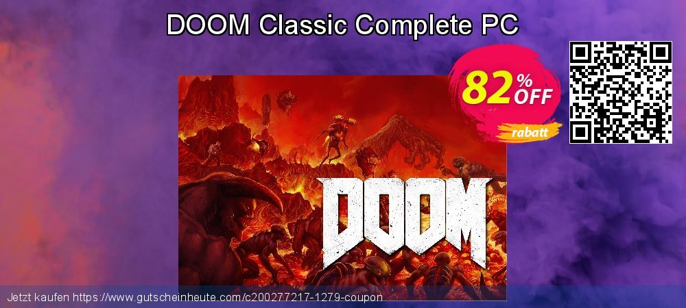 DOOM Classic Complete PC toll Außendienst-Promotions Bildschirmfoto