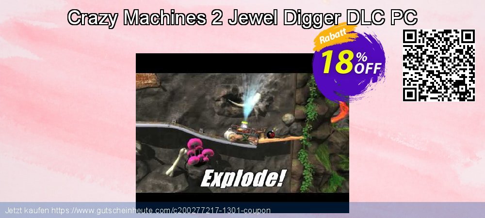 Crazy Machines 2 Jewel Digger DLC PC wunderbar Sale Aktionen Bildschirmfoto