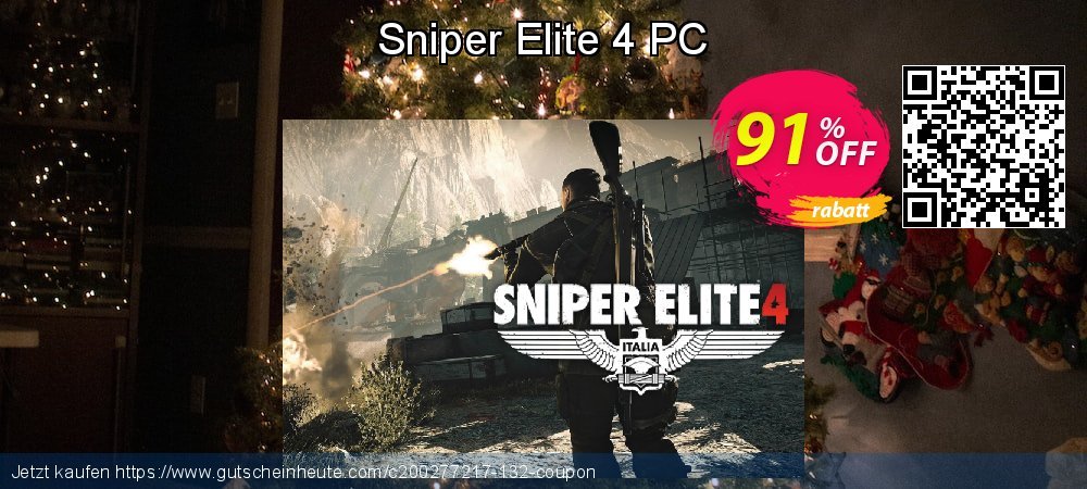 Sniper Elite 4 PC aufregenden Förderung Bildschirmfoto