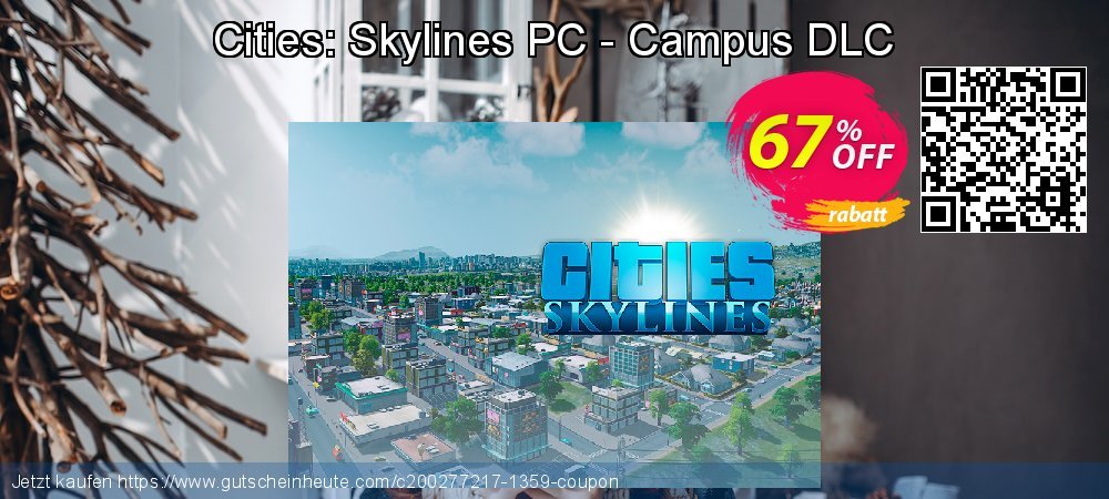 Cities: Skylines PC - Campus DLC erstaunlich Diskont Bildschirmfoto