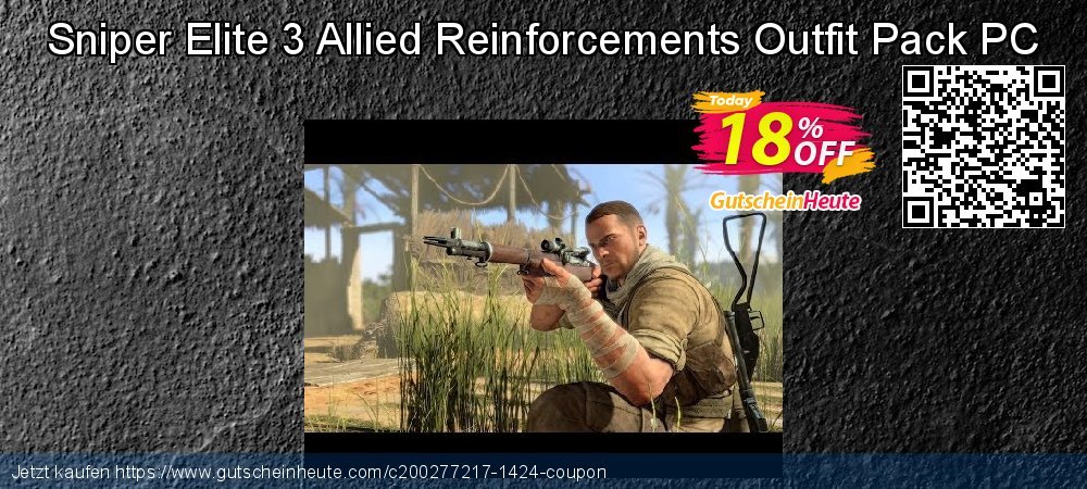 Sniper Elite 3 Allied Reinforcements Outfit Pack PC großartig Angebote Bildschirmfoto