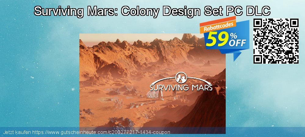 Surviving Mars: Colony Design Set PC DLC toll Preisnachlass Bildschirmfoto