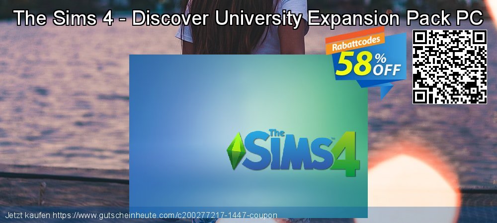 The Sims 4 - Discover University Expansion Pack PC uneingeschränkt Verkaufsförderung Bildschirmfoto