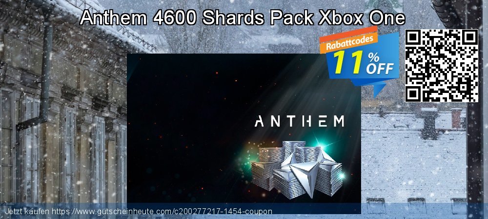 Anthem 4600 Shards Pack Xbox One fantastisch Sale Aktionen Bildschirmfoto