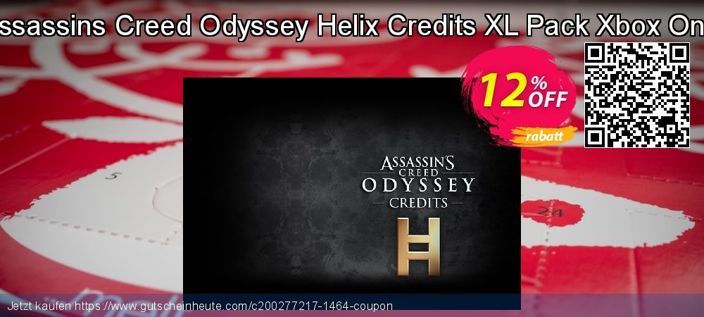 Assassins Creed Odyssey Helix Credits XL Pack Xbox One verwunderlich Verkaufsförderung Bildschirmfoto