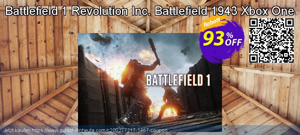 Battlefield 1 Revolution Inc. Battlefield 1943 Xbox One beeindruckend Preisreduzierung Bildschirmfoto
