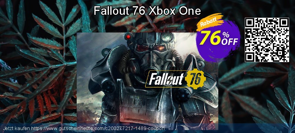 Fallout 76 Xbox One super Rabatt Bildschirmfoto