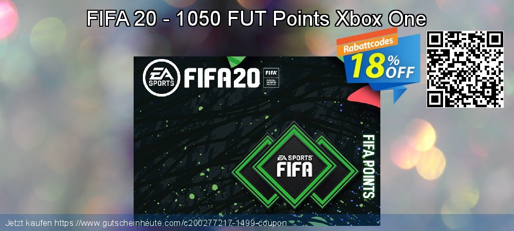 FIFA 20 - 1050 FUT Points Xbox One faszinierende Ausverkauf Bildschirmfoto
