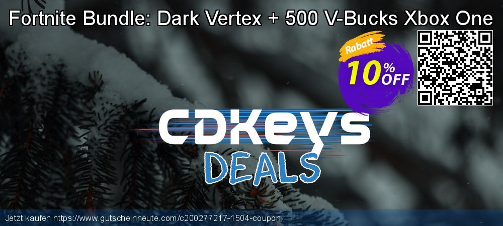 Fortnite Bundle: Dark Vertex + 500 V-Bucks Xbox One aufregende Beförderung Bildschirmfoto