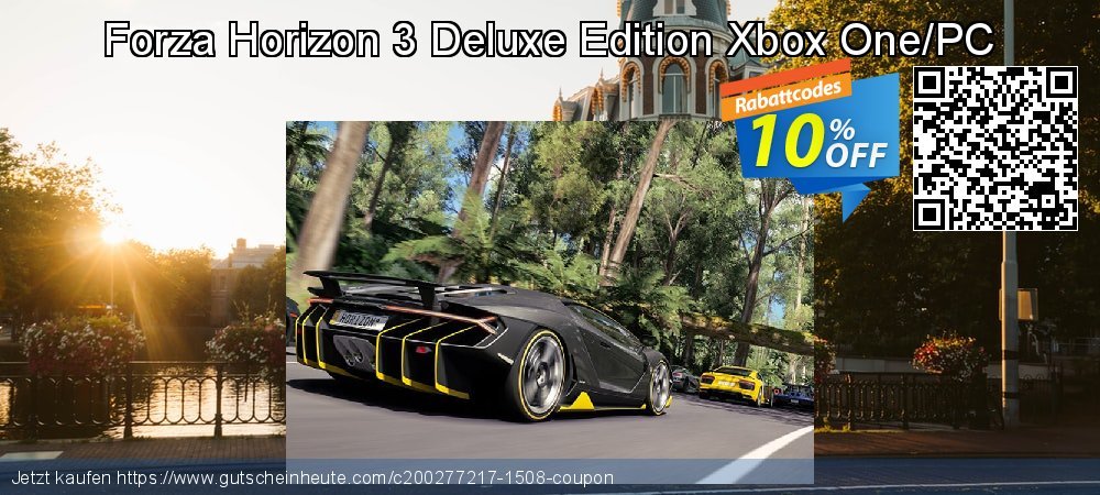 Forza Horizon 3 Deluxe Edition Xbox One/PC exklusiv Preisnachlässe Bildschirmfoto