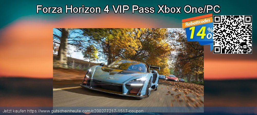 Forza Horizon 4 VIP Pass Xbox One/PC großartig Außendienst-Promotions Bildschirmfoto