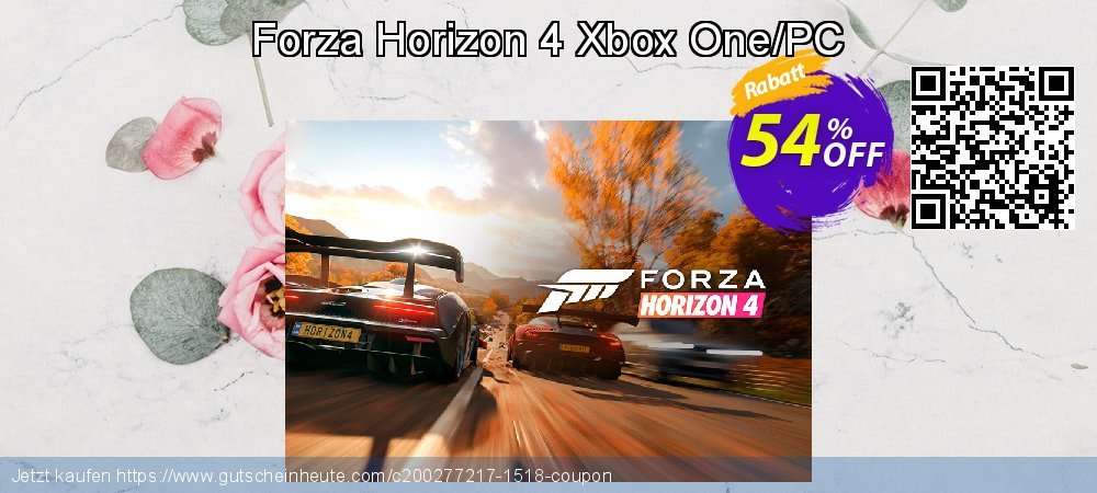 Forza Horizon 4 Xbox One/PC wunderbar Preisreduzierung Bildschirmfoto