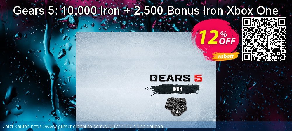 Gears 5: 10,000 Iron + 2,500 Bonus Iron Xbox One verblüffend Sale Aktionen Bildschirmfoto