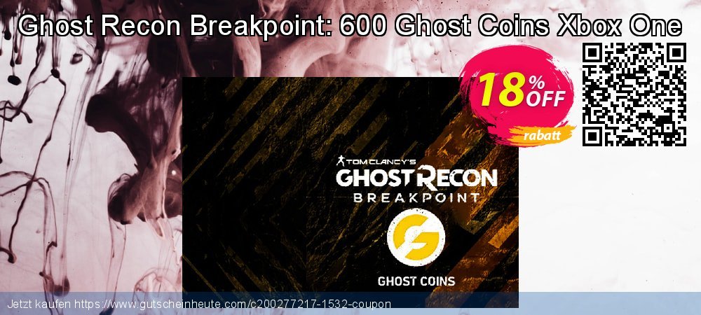 Ghost Recon Breakpoint: 600 Ghost Coins Xbox One umwerfende Verkaufsförderung Bildschirmfoto