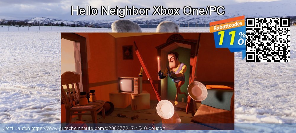 Hello Neighbor Xbox One/PC uneingeschränkt Rabatt Bildschirmfoto