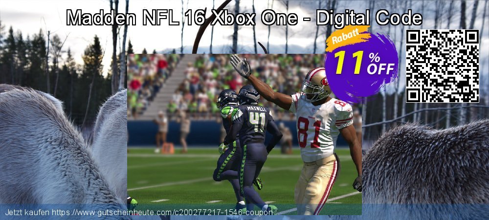 Madden NFL 16 Xbox One - Digital Code unglaublich Diskont Bildschirmfoto