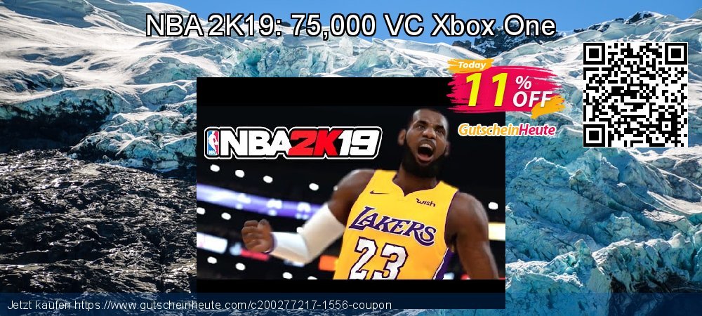NBA 2K19: 75,000 VC Xbox One formidable Sale Aktionen Bildschirmfoto