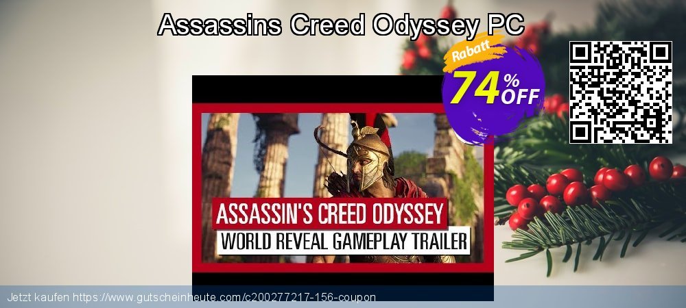 Assassins Creed Odyssey PC überraschend Promotionsangebot Bildschirmfoto