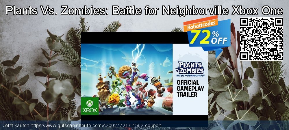 Plants Vs. Zombies: Battle for Neighborville Xbox One aufregenden Nachlass Bildschirmfoto