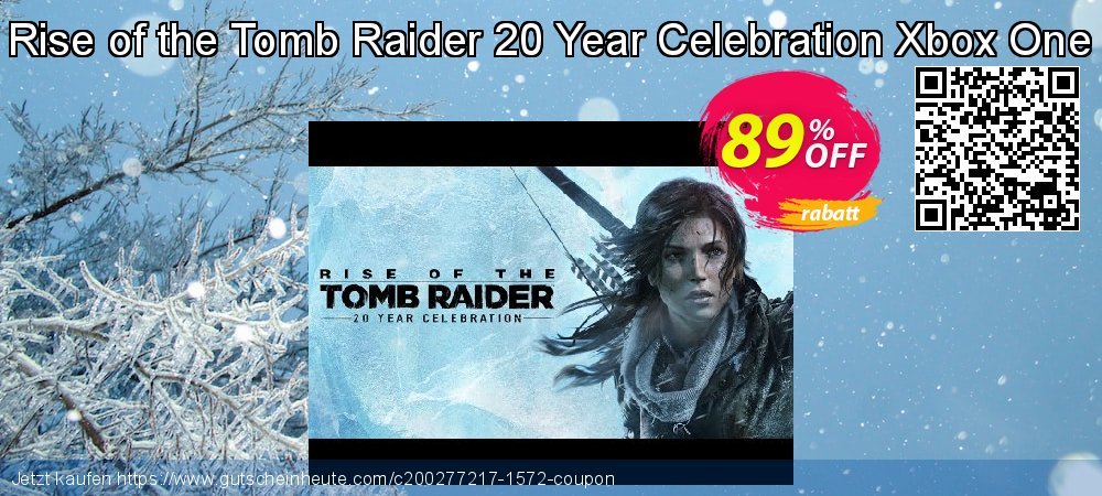 Rise of the Tomb Raider 20 Year Celebration Xbox One ausschließlich Beförderung Bildschirmfoto