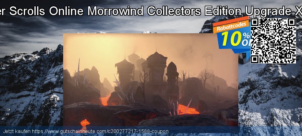 The Elder Scrolls Online Morrowind Collectors Edition Upgrade Xbox One verwunderlich Förderung Bildschirmfoto