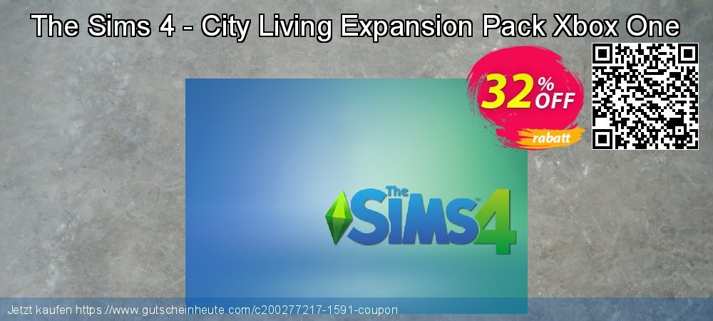 The Sims 4 - City Living Expansion Pack Xbox One beeindruckend Rabatt Bildschirmfoto