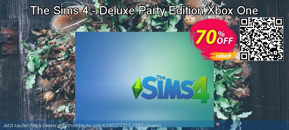 The Sims 4 - Deluxe Party Edition Xbox One aufregenden Preisnachlässe Bildschirmfoto