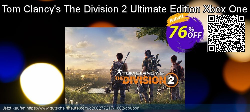 Tom Clancy's The Division 2 Ultimate Edition Xbox One uneingeschränkt Außendienst-Promotions Bildschirmfoto