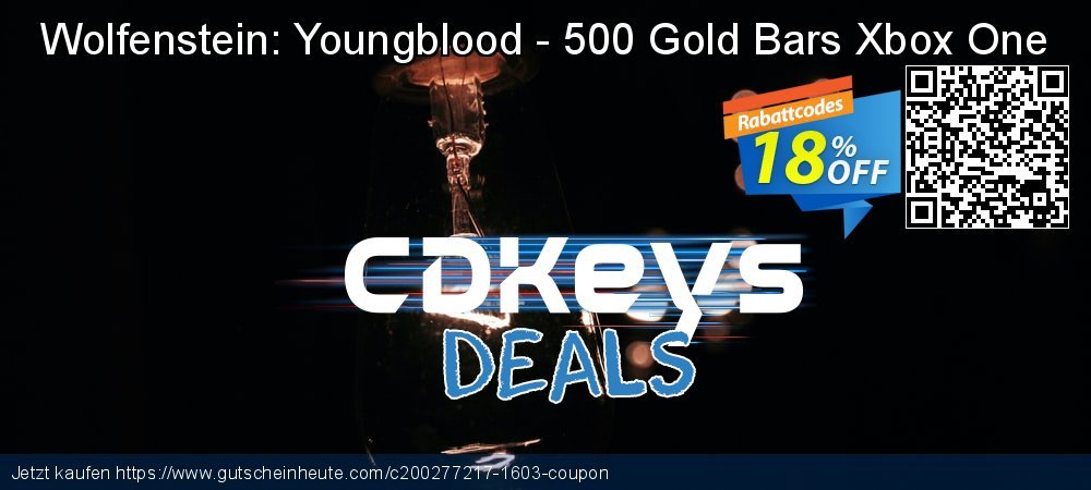 Wolfenstein: Youngblood - 500 Gold Bars Xbox One ausschließlich Preisreduzierung Bildschirmfoto