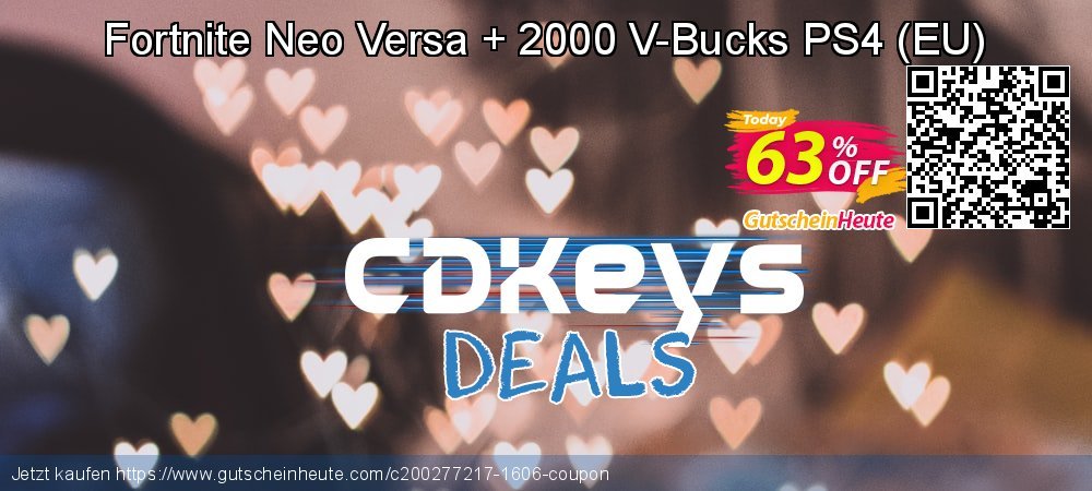 Fortnite Neo Versa + 2000 V-Bucks PS4 - EU  Sonderangebote Beförderung Bildschirmfoto
