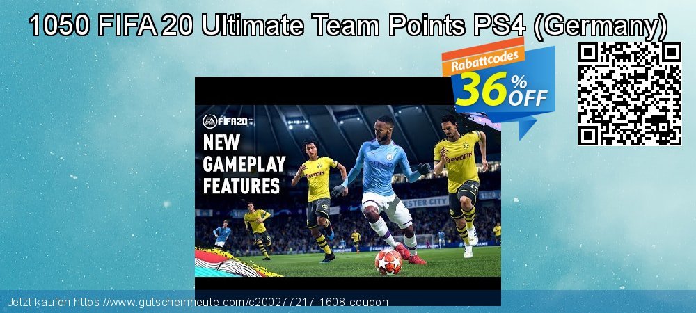 1050 FIFA 20 Ultimate Team Points PS4 - Germany  unglaublich Rabatt Bildschirmfoto