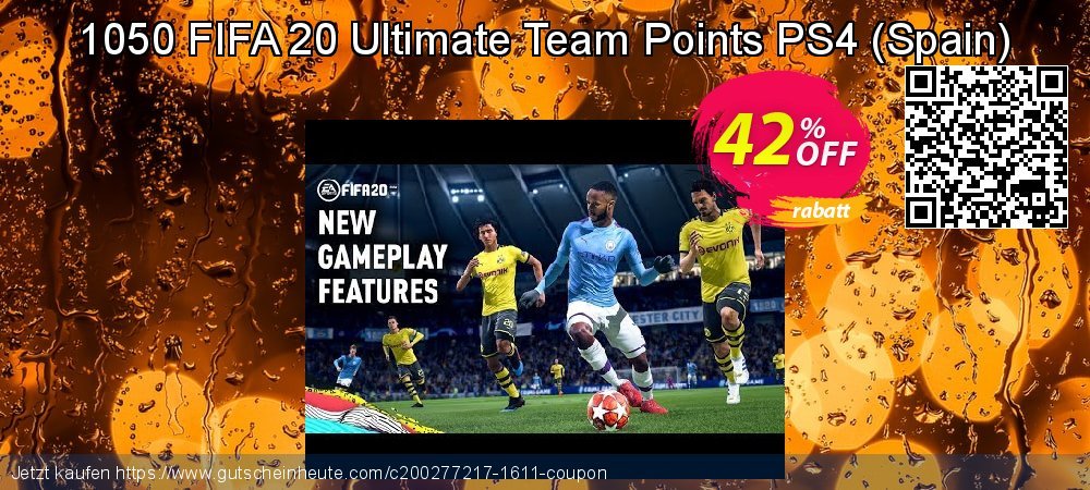 1050 FIFA 20 Ultimate Team Points PS4 - Spain  wunderbar Angebote Bildschirmfoto