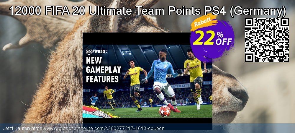 12000 FIFA 20 Ultimate Team Points PS4 - Germany  super Nachlass Bildschirmfoto