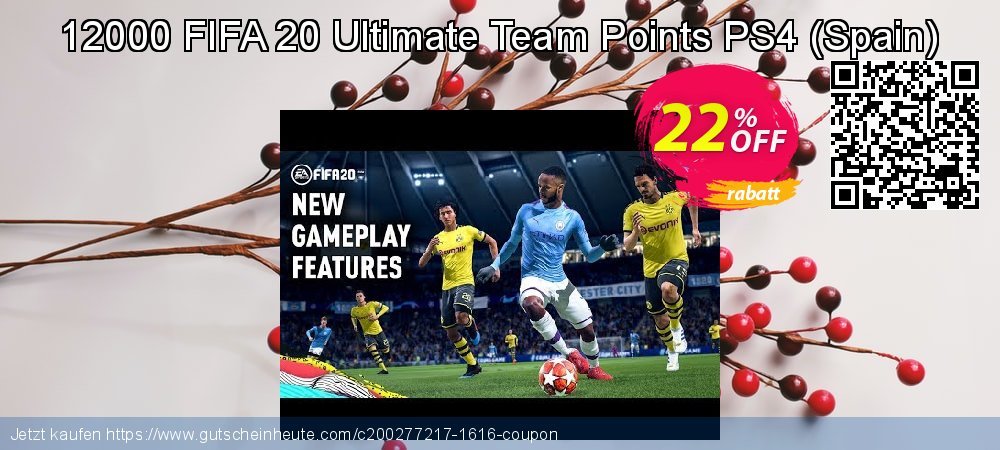 12000 FIFA 20 Ultimate Team Points PS4 - Spain  wundervoll Disagio Bildschirmfoto