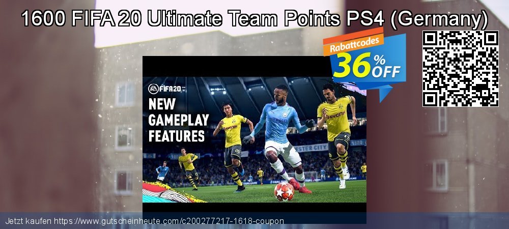 1600 FIFA 20 Ultimate Team Points PS4 - Germany  formidable Ausverkauf Bildschirmfoto