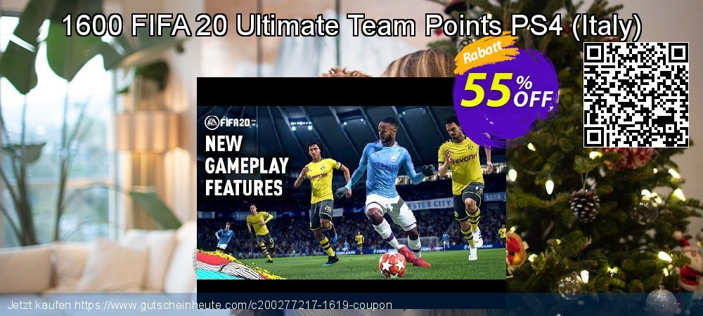 1600 FIFA 20 Ultimate Team Points PS4 - Italy  verwunderlich Außendienst-Promotions Bildschirmfoto