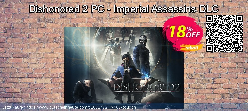 Dishonored 2 PC - Imperial Assassins DLC faszinierende Ausverkauf Bildschirmfoto