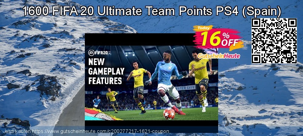 1600 FIFA 20 Ultimate Team Points PS4 - Spain  Exzellent Preisnachlass Bildschirmfoto