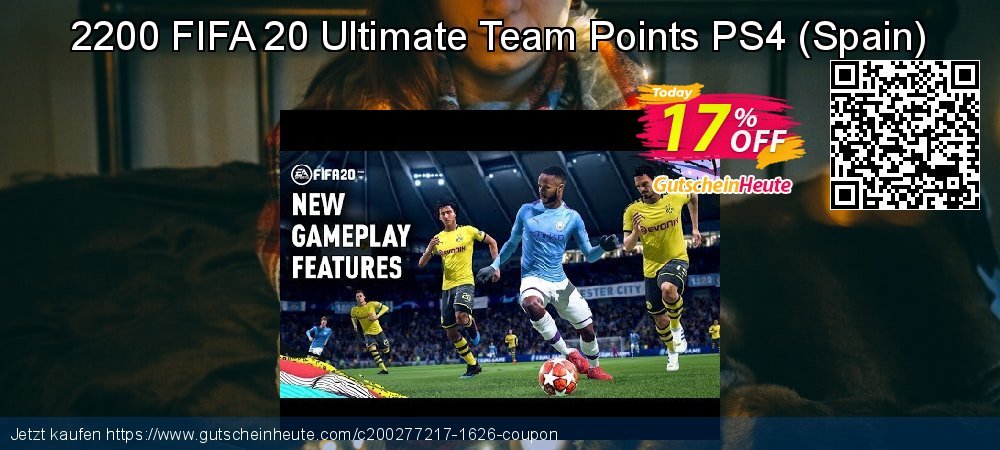 2200 FIFA 20 Ultimate Team Points PS4 - Spain  umwerfenden Ermäßigungen Bildschirmfoto