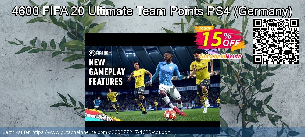 4600 FIFA 20 Ultimate Team Points PS4 - Germany  aufregende Angebote Bildschirmfoto