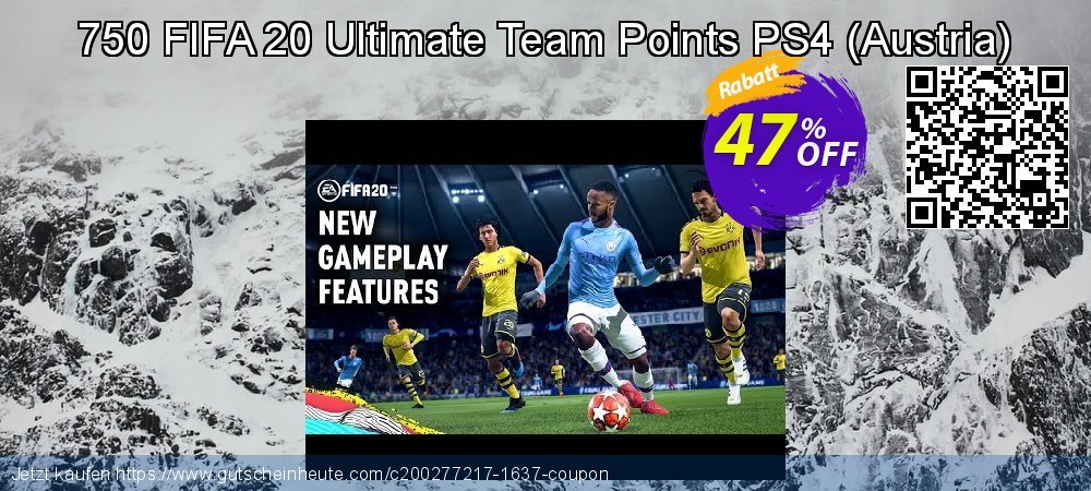 750 FIFA 20 Ultimate Team Points PS4 - Austria  Sonderangebote Preisreduzierung Bildschirmfoto