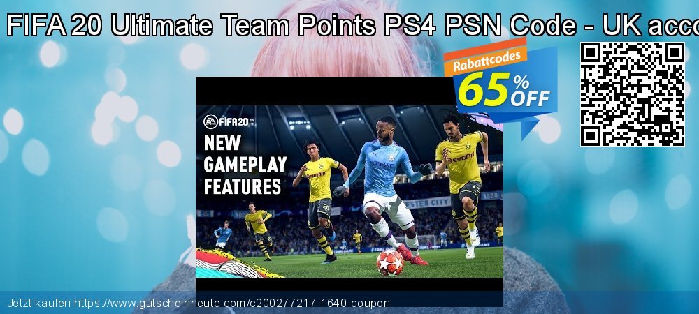 750 FIFA 20 Ultimate Team Points PS4 PSN Code - UK account fantastisch Beförderung Bildschirmfoto