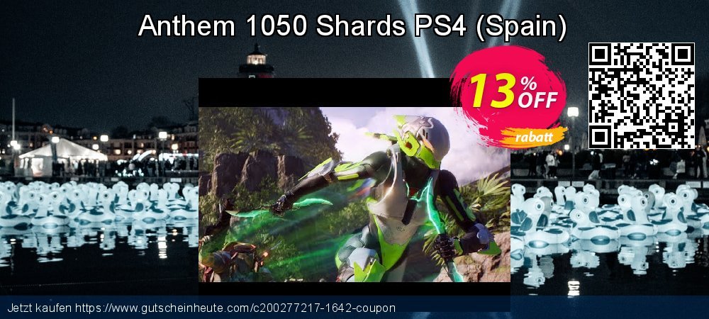 Anthem 1050 Shards PS4 - Spain  wunderbar Rabatt Bildschirmfoto